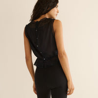 LILIBET TOP -- BLACK