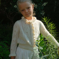 LITTLE CLAUDIE CARDIGAN -- IVORY