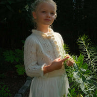 LITTLE CLAUDIE CARDIGAN -- IVORY