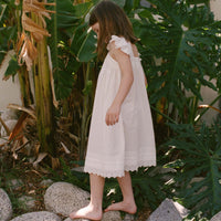 LITTLE NISHA DRESS -- SALT