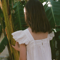 LITTLE NISHA DRESS -- SALT