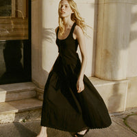 LOIS TANK -- BLACK QUELLE JOLIE POINTELLE