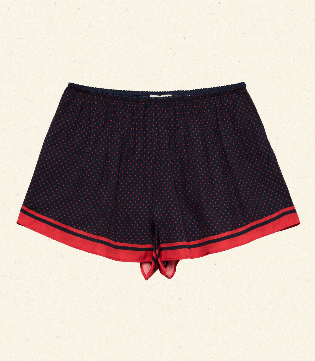 LOREN SHORT -- NAVY COLETTE DOT