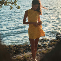 MARCELLA DRESS -- GILDED MARGUERITE JOLIE