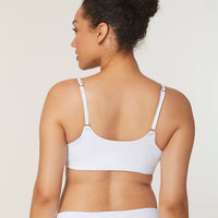 The Maui Bikini Top - Eco Nylon - White