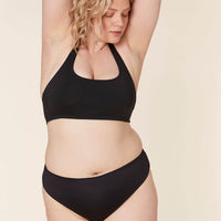 The Marina Bikini Top - Eco Nylon - Black