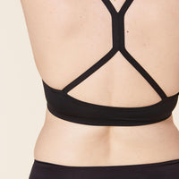 The Marina Bikini Top - Eco Nylon - Black