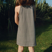 NIXIE DRESS -- NOIR LA MADDALENA GINGHAM