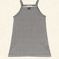 NIXIE DRESS -- NOIR LA MADDALENA GINGHAM