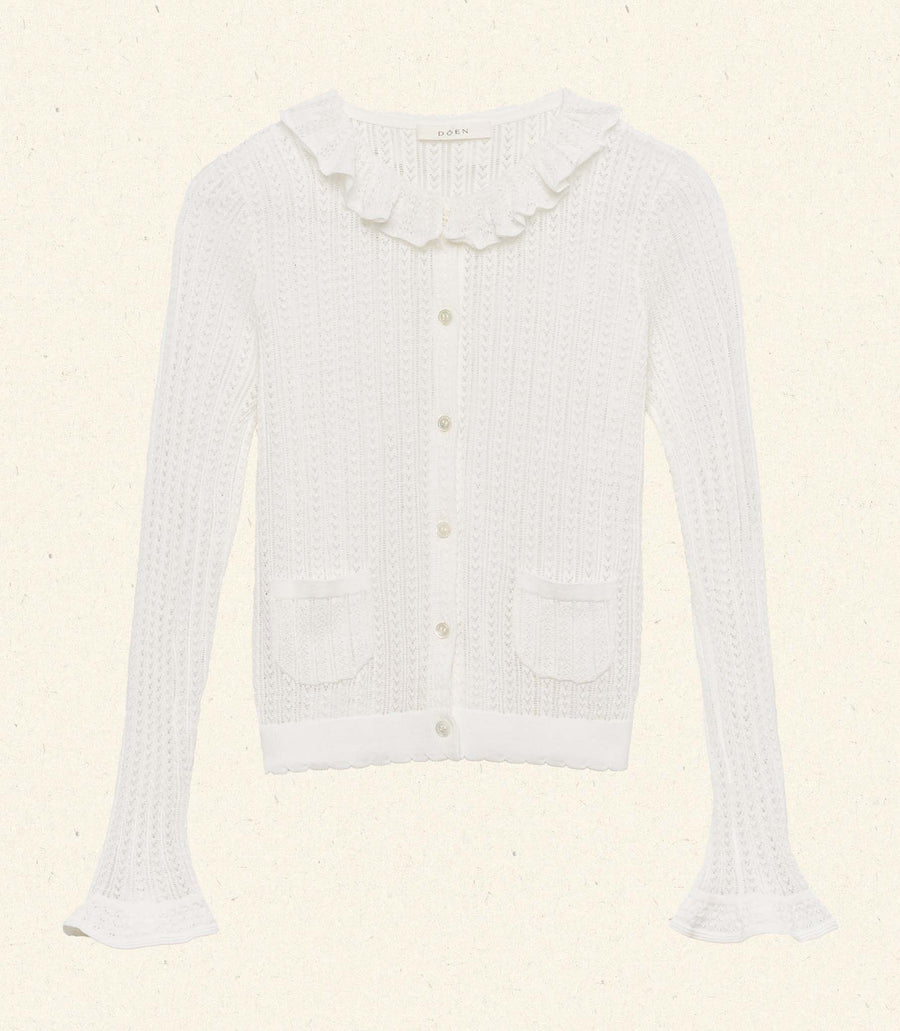 ODILLE CARDIGAN -- SALT