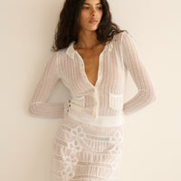 ODILLE CARDIGAN -- SALT