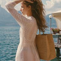 ORELIE DRESS -- SALT