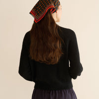 PETIT PENNY BANDANA -- NOIR MONTMARTRE FOULARD
