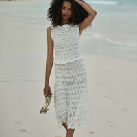 RACHELLE SKIRT -- SALT