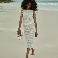 RACHELLE SKIRT -- SALT