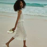 RACHELLE SKIRT -- SALT
