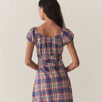 RAMONA DRESS -- COTE D’AZUR PLAID