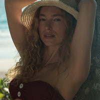 RIVA BIKINI TOP -- DEEP SUMAC