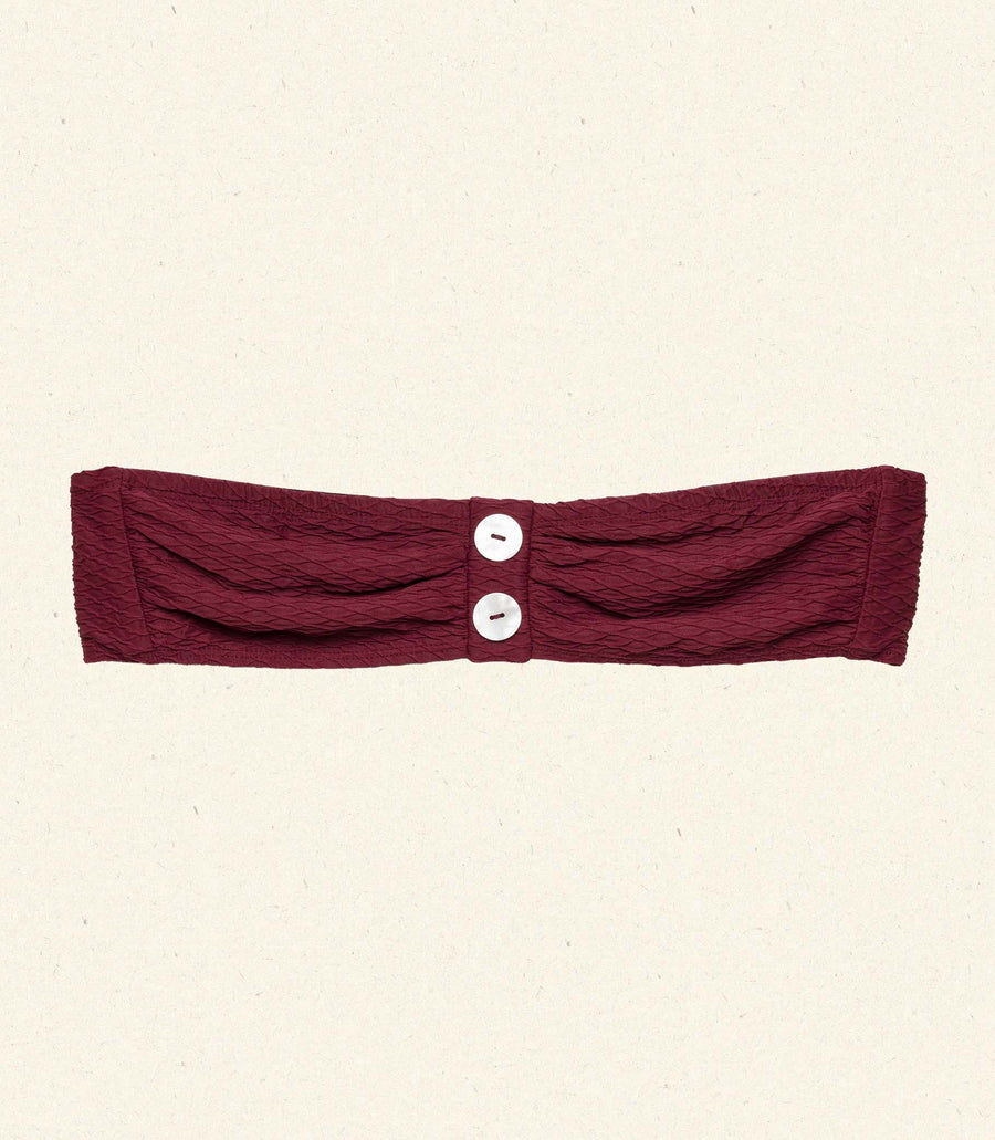 RIVA BIKINI TOP -- DEEP SUMAC
