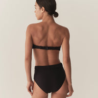 RIVA BIKINI TOP -- NERO