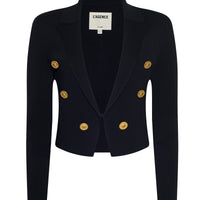 Elio Cropped Knit Blazer
