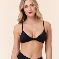 The Santorini - Top - Flat - Black