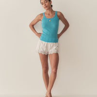 SEINE CASHMERE TANK -- MEDITERRANEAN SEA