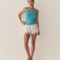 SEINE CASHMERE TANK -- MEDITERRANEAN SEA