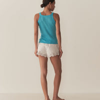 SEINE CASHMERE TANK -- MEDITERRANEAN SEA
