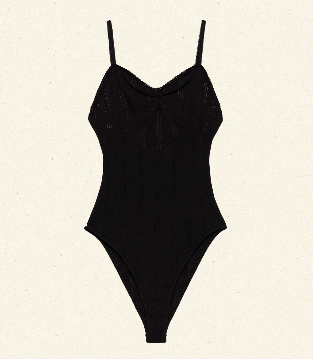 SIGRID BODYSUIT -- BLACK