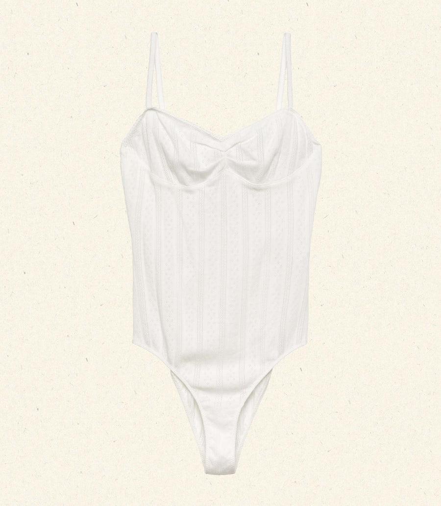 SIGRID BODYSUIT -- SALT