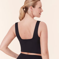 The Siren Swim Tank - Flat - Black