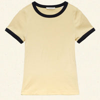 VIVI RINGER TEE -- WILD HONEYSUCKLE