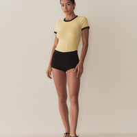 VIVI RINGER TEE -- WILD HONEYSUCKLE