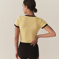 VIVI RINGER TEE -- WILD HONEYSUCKLE